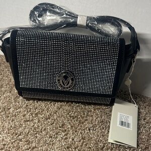 Black and Silver Women's Bag. NWT. Valentino Orlandi